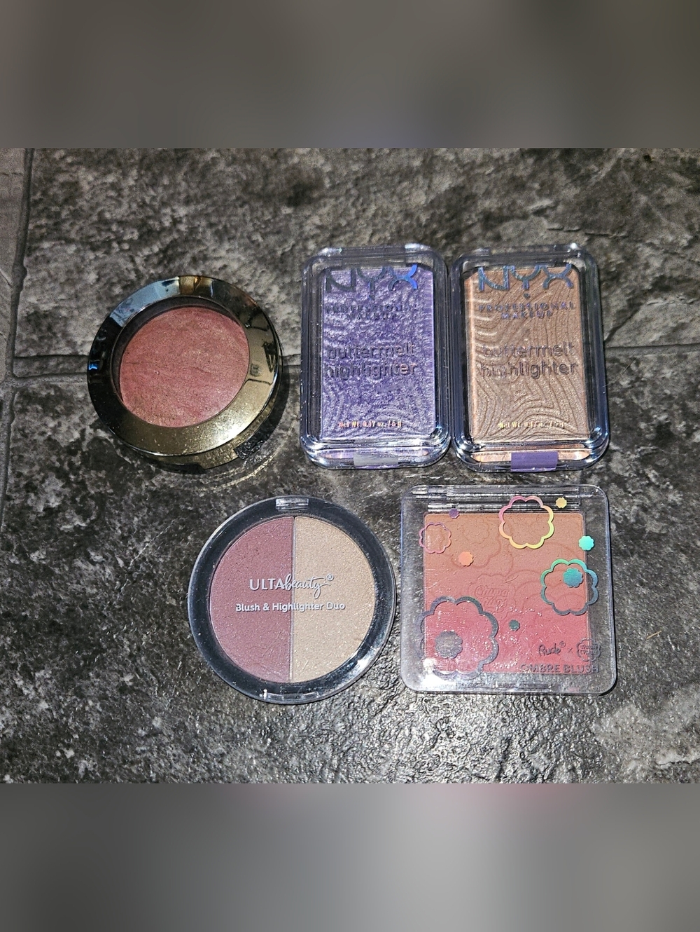 NYX, Milani, Rude Cosmetics, Ulta Assorted Blush & Highlighter Bundle